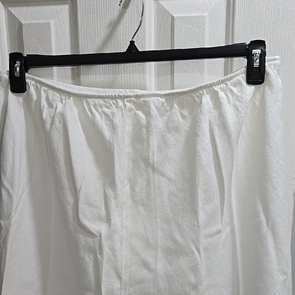 Eileen Fisher White Linen Skirt Size 2X - Picture 3 of 14